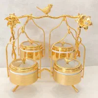 ظرف اُردو پرنده اماراتی آبطلا مدل آویزتاب روی شاخه