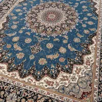فرش سرمه ای آبی 12 متری