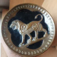 دیوارکوب مسی قدیمی انتیک کار دست