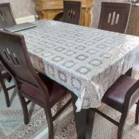 میز شش نفره ،همراه بامیز چهار کشاب