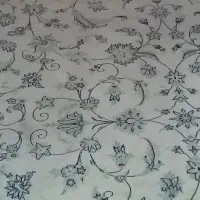 فرش۹متری زمینه کرم طرح افشان سالم