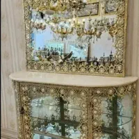 آینه کنسولی 11 برنز برنزی