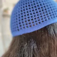 کلاه مش هت دخترانه بافتنی برای تابستان