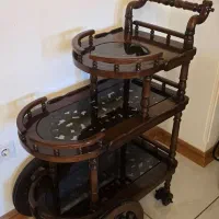 میز بار تمام چوب منبت