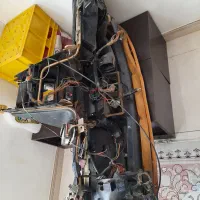 داشبورد و رودری مشکی و قابهای ستون پژو ۴۰۵