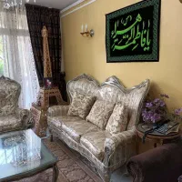 مبلمان نیمه استیل با ناهار خوری