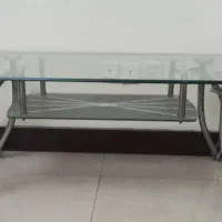 میز جلو مبلی شیشه ای