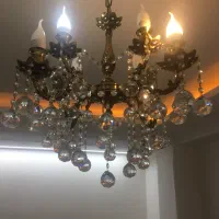۳ تا لوستر برنز اصل 4شاخه(۸ شعله)