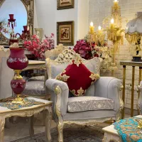 فروش مبلمان نهارخوری استیل سلطنتی پتینه نو
