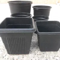 گلدان مشکی کشاورزی وگلخانه ایی