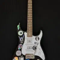 گیتار الکتریک فندر و آمپلیفایر مارشال 45 وات