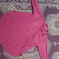 شومیز مانتویی سرخابی