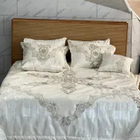 روتختی دانتل دار دو نفره طرح ستاره