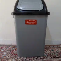 سطل آشغال بادبزنی برند ناصر سایز بزرگ