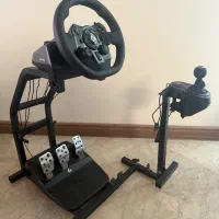 فرمان بازی g923 logitech + دنده + پایه