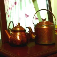 کتری و قوری مسی