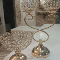شمعدان آبکاری 40سانت با شکلات خوری