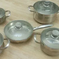 سرویس قابلمه استیل کندی اصل ایتالیا۱۰پارچه