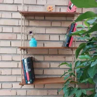 شلف کتابخانه یا دکوریجات چوبی