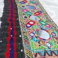 سکه دوزی دیواری دستبافت بلوچی مناسب فضاهای سنتی