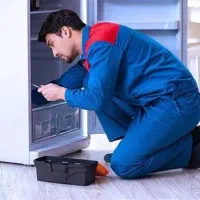 گازگیری تعمیریخچال فریزر سایدکولردرمنزل مشتری