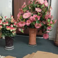 گل مصنوعی باگلدون