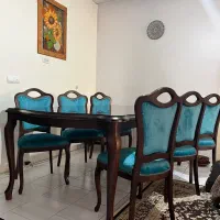 میز ناهار خوری ۸ نفره چوب راش روسی