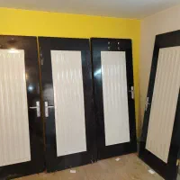 درب چوبی با یراق