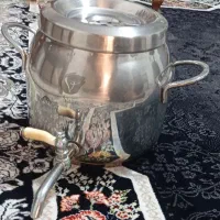 سماور کتری شیر دار استیل