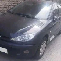 206SDV8مشکی مدل۹۶ بسیارتمیز