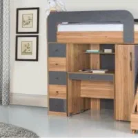 سرویس خواب نوجوان کم جا چوب