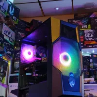 کیس گیمینگ نسل ۱۰ گرافیک RX580 i5 10400f ram 8