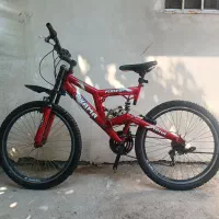 دوچرخه قرمز سایز 26 سالم