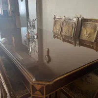 مبل استیل ۹ نفره با نهار خوری هشت نفره