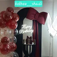 بادکنک آرایی، تم تولد،یخ خشک