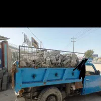 حمل مصالح ساختمانی با نیسان کمپرسی