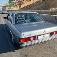 بنز 230e دانشجویی نقره آبی موتور مشکی