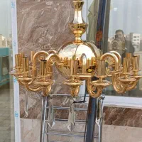 سلام لوستر تمام آبکاری طلا بهترین لوستر آب طلا