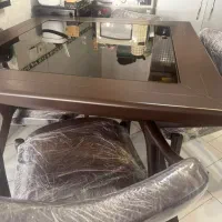 میز ناهار خوری ۴نفره چوب راش قیمت ۳۵ میلیون