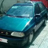پراید مدل۸۱ سبز متالیک