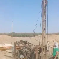 حفاری چاه اب عمیق  با دستگاه برقی بی صدا