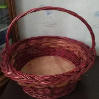 سبد حصیری بزرگ|صنایع دستی و سایر لوازم تزئینی|زنجان, |دیوار