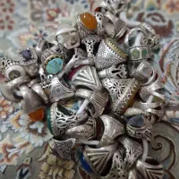 ۷۰۰گرم انگشتر نقره رکاب غول‌و طهران  قدیمی