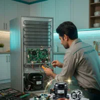 تعمیرات یخچال و نوار یخچال و شارژ گاز کل سطح شهر