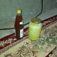 روغن حیوانی وعسل طبیعی