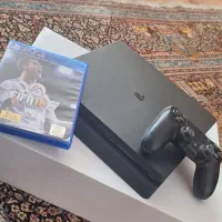 ps4 slim یک ترا با سی دی بازی Fifa 18 و ۱۰ بازی