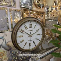 پخش تک و عمده ساعت دیواری لارنت قهوه ای