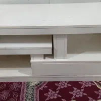 یک عدد میز تلویزیون دوتکه طرح پازلی