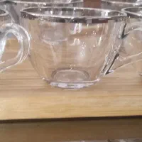 فنجان لب نقره ای