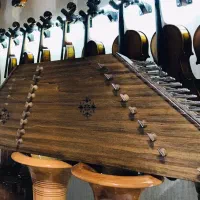 سنتور  حرفه ای سه تار  کمانچه و دف پکیج کامل (نو)